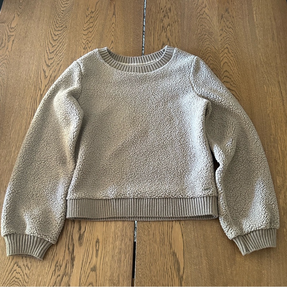 Abercrombie AF Sherpa Crewneck Sweatshirt